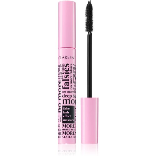 Claresa No More Falsies maskara za efekt umjetnih trepavica nijansa Deep Black 10 g Slike