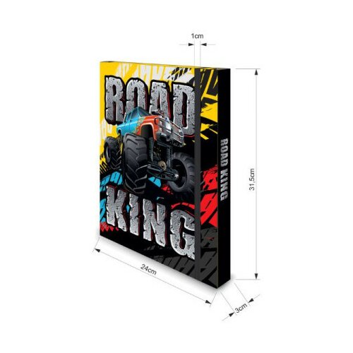  Fascikla a4 3d box road king ( 78728 ) Cene