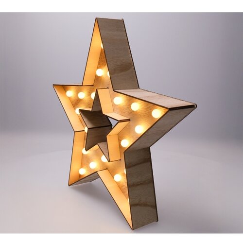 Brilagi - LED božićna dekoracija LED/2xAA 38x40 cm zvezda Slike