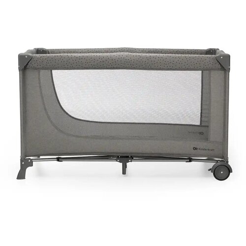 Kinderkraft Putni krevetić 2u1 Joy 2, Dark Grey Slike
