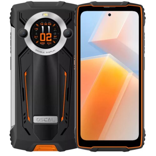 OSCAL pilot 2 pametni robustni telefon 8GB + 256GB, oranžen Cene
