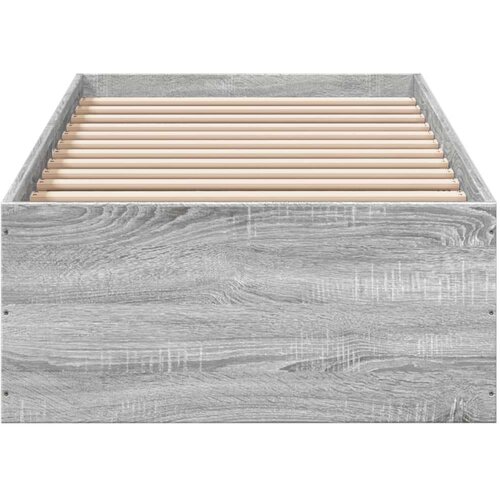 VidaXL Okvir za krevet boja hrasta 90x190 cm od konstruiranog drva Slike
