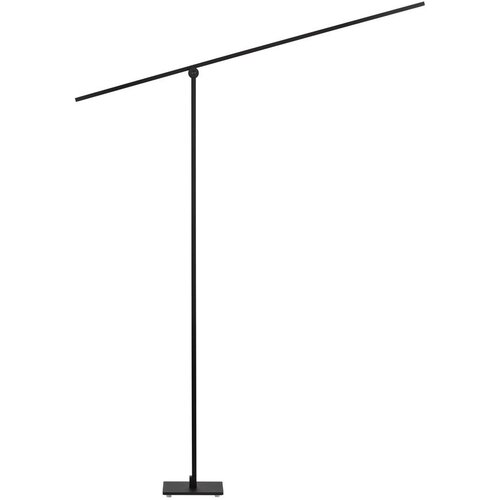 Nova Luce Mat črna kovinska LED stoječa svetilka z upogljivo konstrukcijo/zatemnitvena (vi&scaron;ina 144 cm) Tenso &ndash; Cene