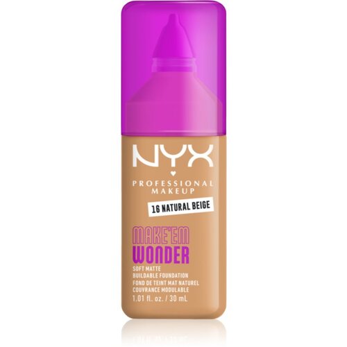 NYX Professional Makeup Make 'em wonder tečni puder 16 natural beige Cene