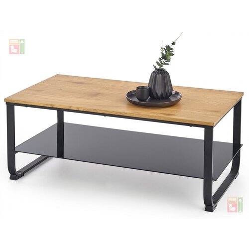 Halmar Klub sto ARTIGA 45x105 cm crna/bež Cene