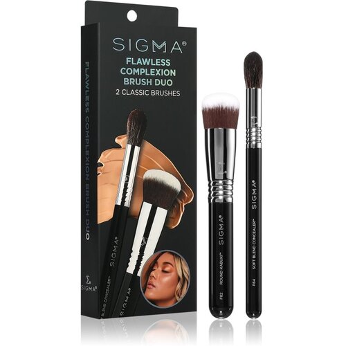 Sigma Beauty Brush Duo Flawless Complexion set čopičev (za popoln videz) Slike