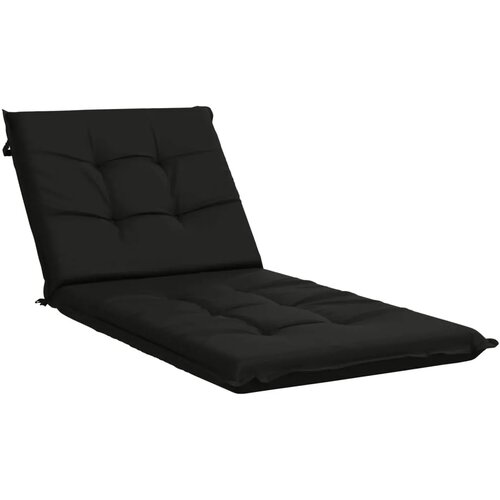  Jastučić za ležaljku GEMERT 100% poliester Crna 190 x 70 x 9 cm - Crna 190 x 70 x 9 cm Melange Slike