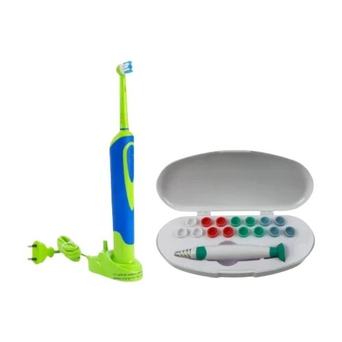  Set električna četkica za zube plava & čistač za uši spirala ( 358012 ) Cene