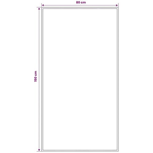 Trkački tepih FLORNES Tkani Crvena Dijamanti 80 x 150 cm PP - Crveni dijamanti 80 x 150 cm Slike