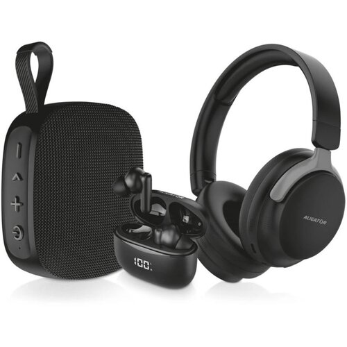 ALIGATOR AUC001 - AUDIO COMBO 3u1: slu&scaron;alice za glavu, slu&scaron;alice za u&scaron;i i zvučnik Cene