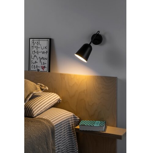 Faro 28257 - zidna lampa studio 1xE14/8W/230V crna Slike