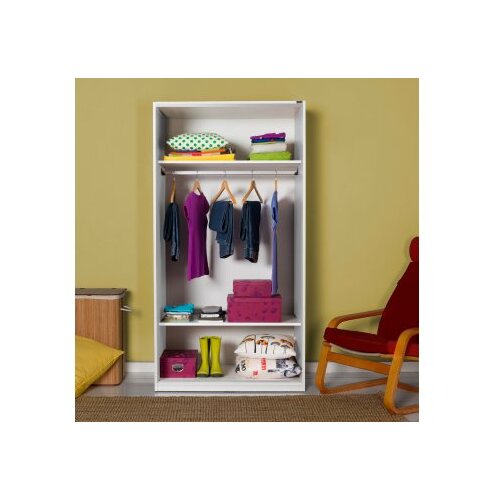Hanah home SWD-402-BB-2 white wardrobe Cene