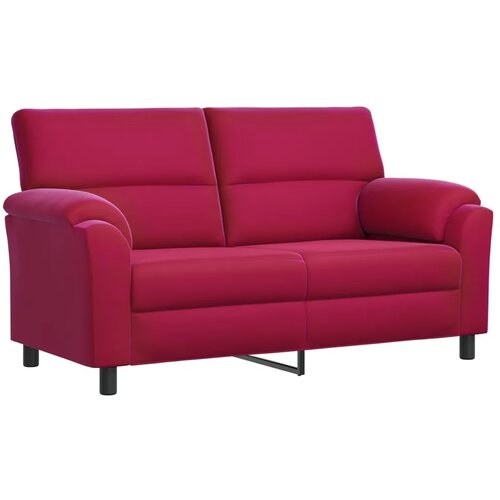  Set sofe 2 pcs Vinska crvena Bar&amp;scaron;un - boja crnog vina 2-sjedalo (140 cm) + 3-sjedalo Slike