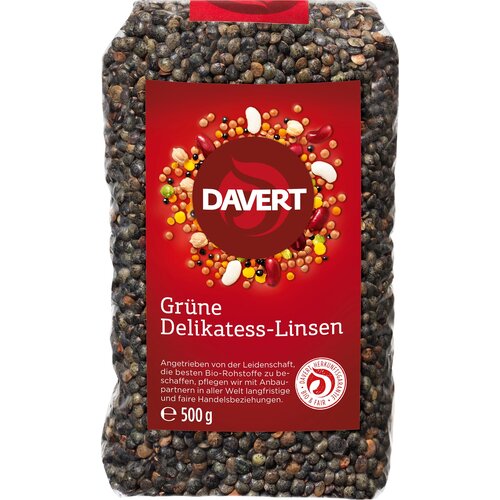 Davert Bio zelena delikatesna leča - 500 g Cene
