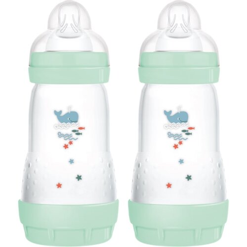 Mam Perfect Star Anti-colic Bottle antikolična steklenička 2m+ Mint 2x260 ml Cene