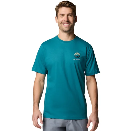 Columbia Kettle River Outdoor Tee Zelena