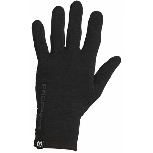 Progress MERINO GLOVES Funkcionalne Merino rukavice, crna, veličina