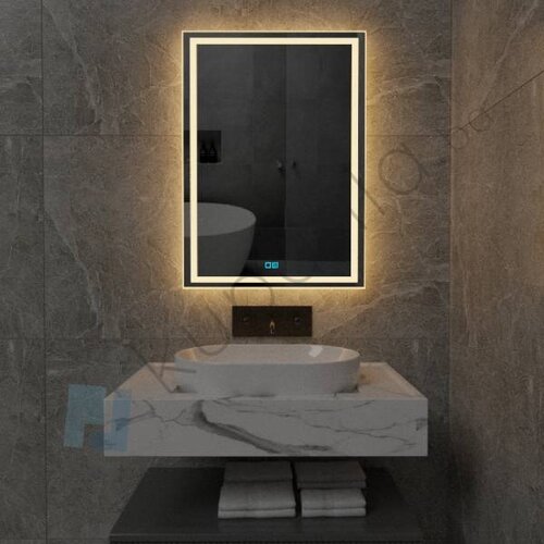  Ogledalo LED 1200×700 Bellatrix Silver A10.01 Cene
