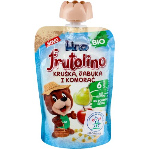 Frutek frutolino voćni desert kruška, jabuka i komor 100G Cene