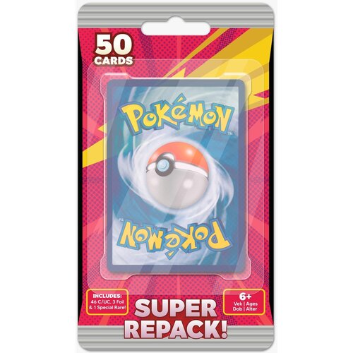 POKEMON TCG Super Repack komplet 50 igralnih kart Cene