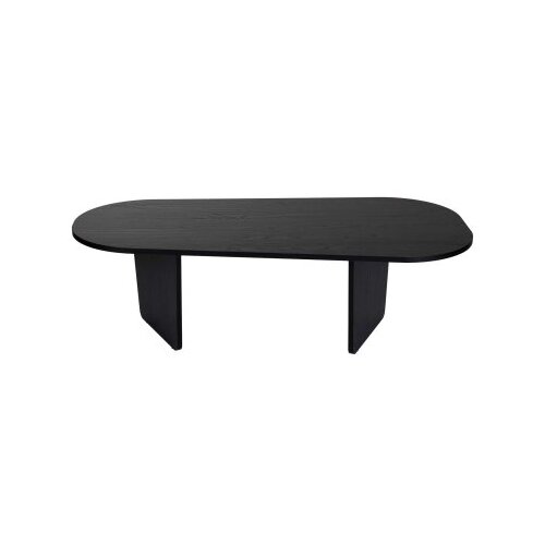 Hanah home sto za kafu ovalis wood black Slike