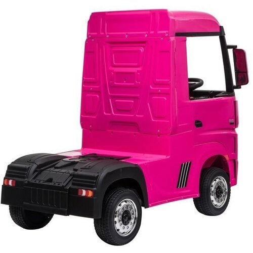 Lean Toys Otro&amp;scaron;ki tovornjak Mercedes Actros 4x4 2x12V roza Slike