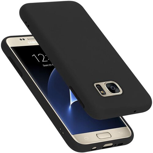 Cadorabo Case, združljiv s Samsungom v tekoči črni barvi - za&amp;scaron;čitni pokrov iz fleksibilnega silikona TPU, (20590214) Slike