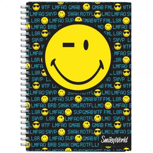  Zvezek Smiley s špiralo A6 Cene