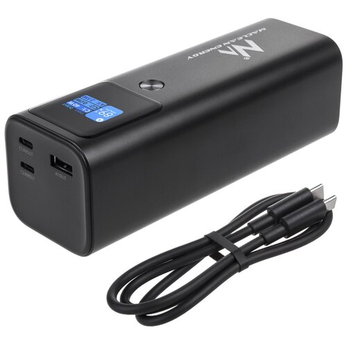 Maclean Mobilna bateria Power Bank 24600mAh, Power Delivery (PD) 140W, Fast /Quick /Super Charge, 88,56Wh, 2x Typ-C, USB, MCE335 Slike