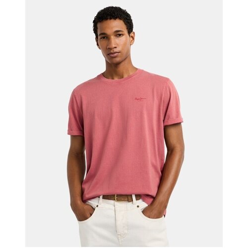 PepeJeans Majice s kratkimi rokavi PM508664 JACKO Rdeča Slike