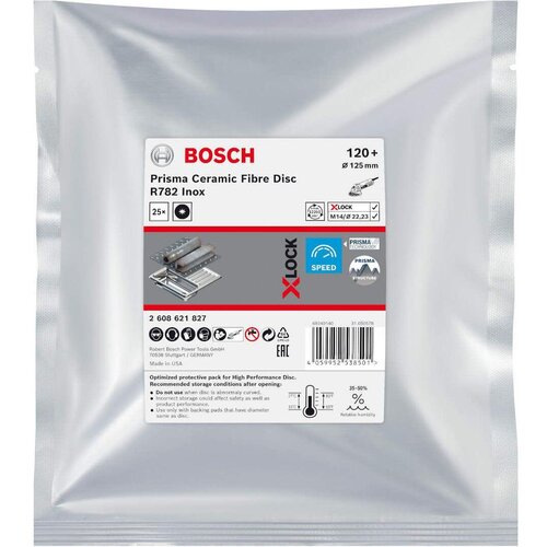 Bosch X-LOCK fiber disk R782 125 mm G120 pakovanje od 25 kom. - 2608621827 Cene