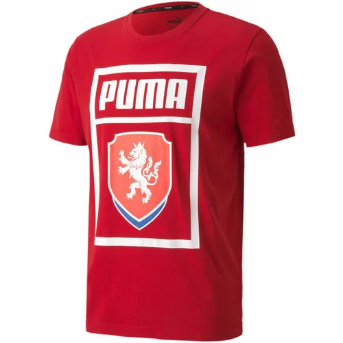 Puma FACR DNA TEE Muška sportska majica, crvena, veličina