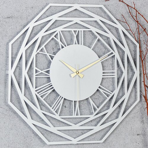 Wallity Zidni sat Repido Novo, 41x41 cm, Crni Cijene