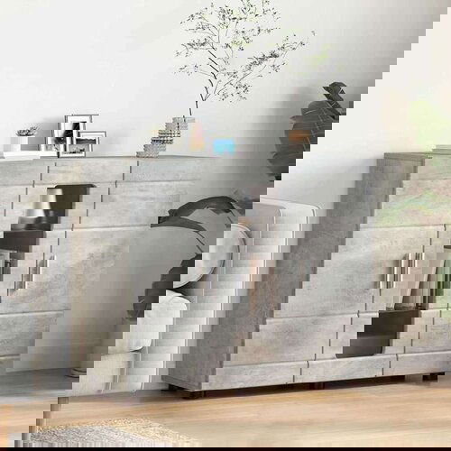 vidaXL kreveta beton siva 55.5 x 29 x 100 cm konstruirano drvo Cene