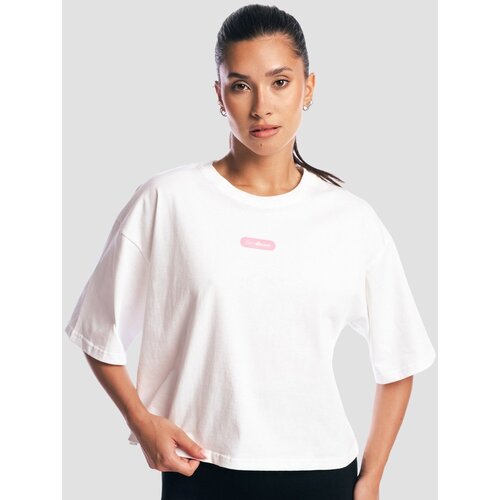 GymBeam Ženska majica Girls Club Boxy White Cijene