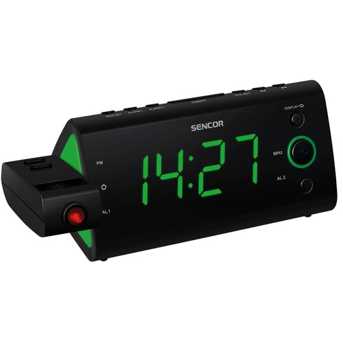 Sencor Digitalni sat sa alarmom SRC 330 GN zeleni Slike