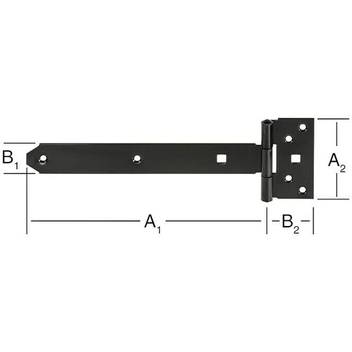  Križna spojnica za vrtna vrata (Čelik, &amp;Scaron; x D: 33 x 250 mm) Slike