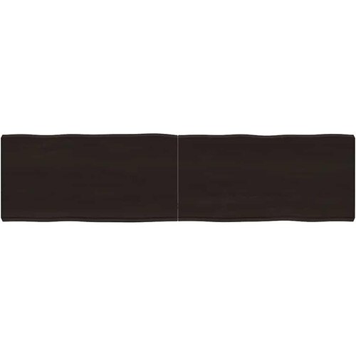 Stolna ploča tamnosmeđa 160x40x(2-6) cm obrađena hrastovina Cene