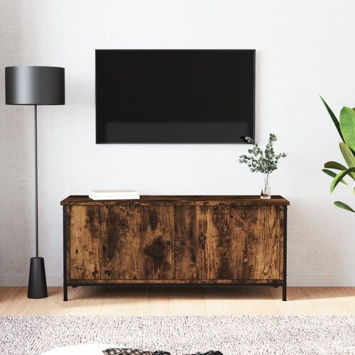vidaXL TV ormarić s vratima boja hrasta 102x35x45 cm konstruirano drvo Cijene
