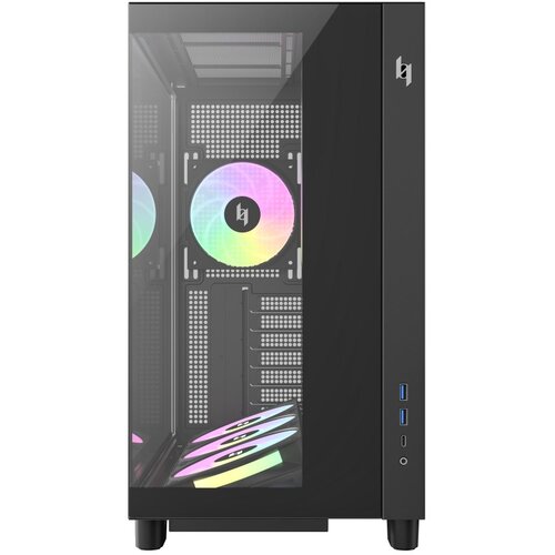  GameMax NEX C53 BK computer case Black Cene