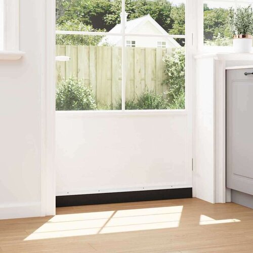  Držač četke za vrata 12 pcs Bijelo 100 cm Aluminijski legura Slike