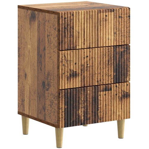 vidaXL Noćni ormar Staro drvo 43 x 41 x 66 5 cm Konstruirano drvo - Staro drvo Cijene