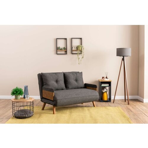 Atelier Del Sofa cosmo 2-Seater - Dark Grey Dark Grey 2-Seat Sofa-Bed Slike