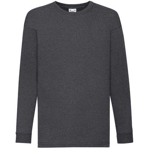 Fruit Of The Loom Antracytowa koszulka dziecięca Valueweight Slike