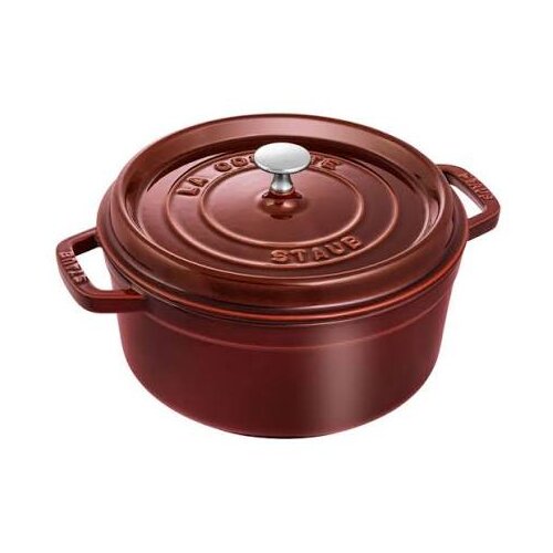 Staub La Cocotte 24cm round, Grenadine, Cast Iron Slike