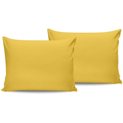 Dark yellow yellow pillowcase set (2 pieces) Cene