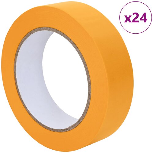 Trake za maskiranje slikara 24 pcs Žuta 25mm x 50m Papir Slike