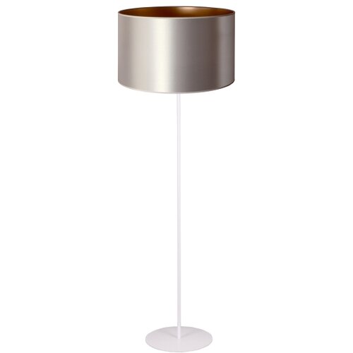  duolla - podna lampa cannes 1xE27/15W/230V &amp;oslash; 45 cm srebrna/bakarna/bela Slike
