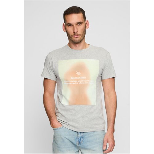 Mister Tee Sensitive content Tee heather gray Slike