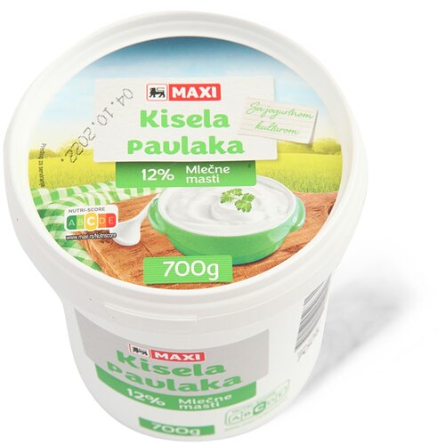 Maxi Kisela pavlaka 12%mm 700g Cene
